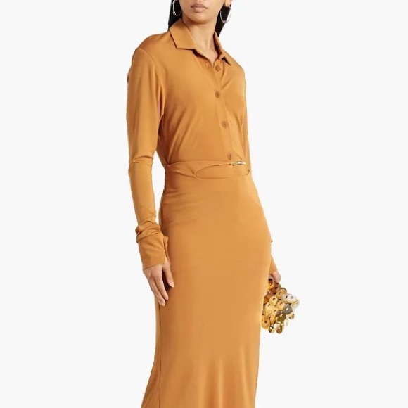 CHRISTOPHER ESBER Jersey Top and Buckled Skirt Set 0 - Picture 4 of 4